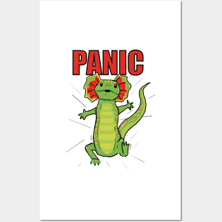 Panic lizard Posters and Art